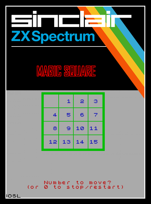 Magic Square box art