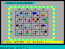 Identisquares — ss (WOR)