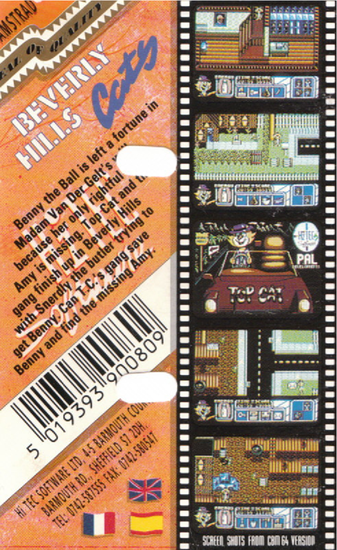 Top Cat Starring In Beverly Hills Cats — box-2D-back (EU)