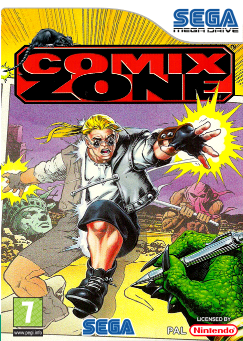 Comix Zone — box-2D (EU)