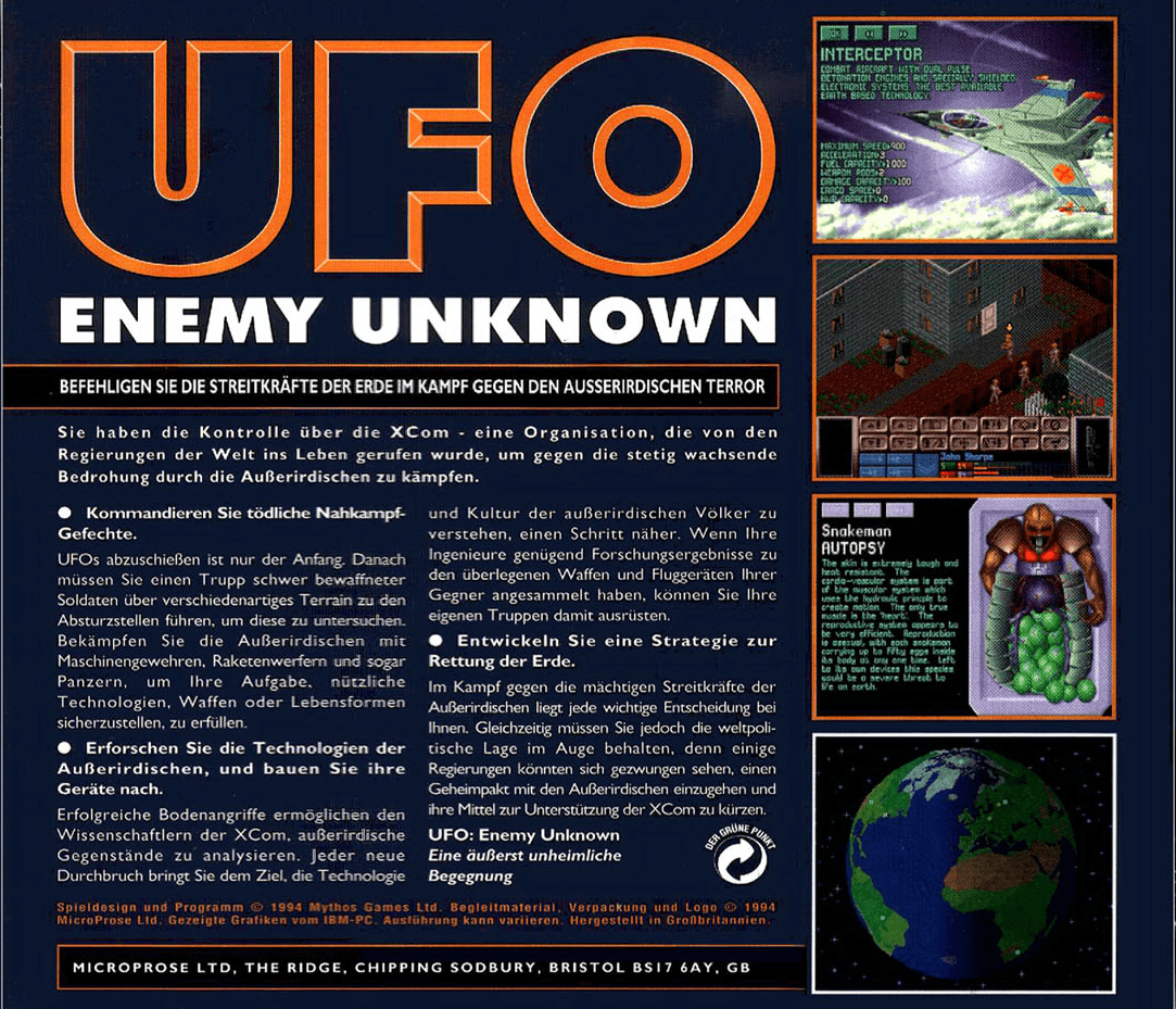 UFO - Enemy Unknown — box-2D-back (EU)