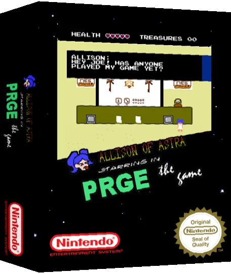 Allison of Astra Starring in PRGE the Game — box-3D (SS)