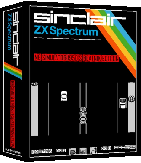 M6 Simulator 1950's Beatnik Edition — box-3D (SS)