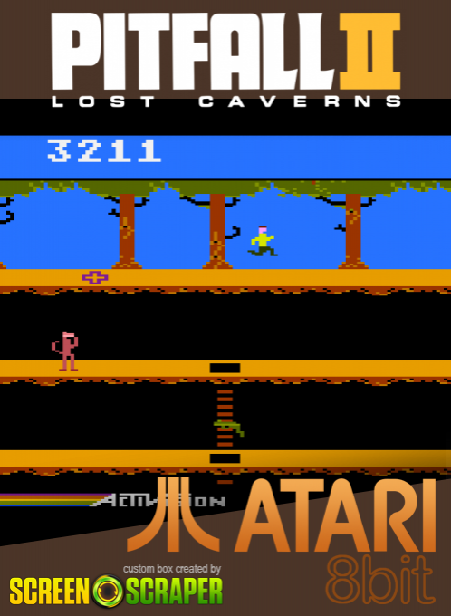 Pitfall 2 - Lost Caverns — box-2D (SS)