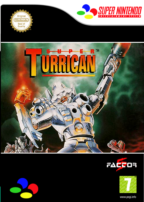 Super Turrican — box-2D (EU)