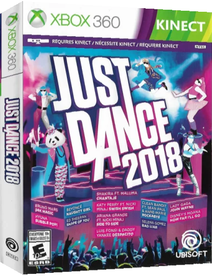 Just Dance 2018 — box-3D (CA)