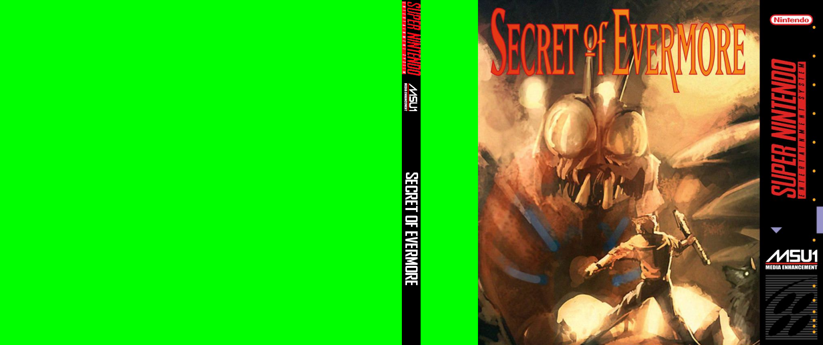Secret of Evermore — box-texture (US)