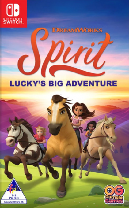 DreamWorks Spirit - Lucky's Big Adventure — box-2D (ZA)
