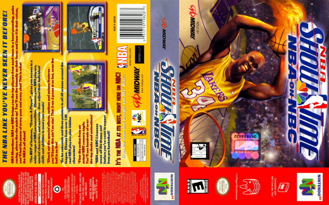NBA Showtime - NBA on NBC — box-texture (US)