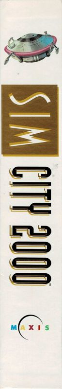 SimCity 2000 — box-2D-side (FR)