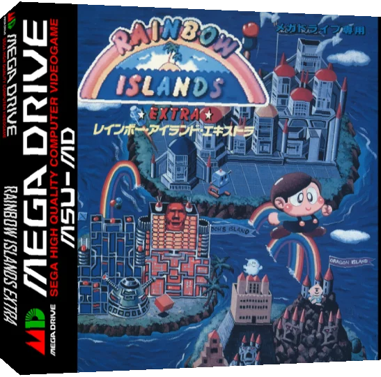 Rainbow Islands Extra — box-3D (WOR)