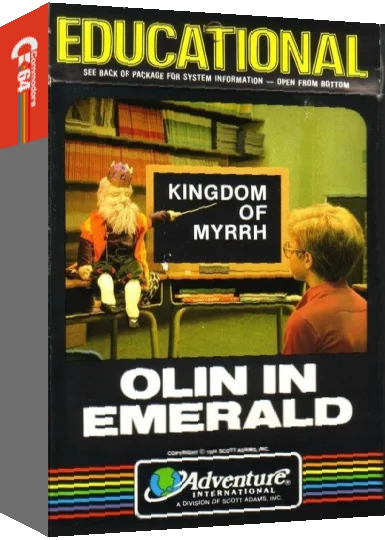 Olin in Emerald : Kingdom of Myrrh — box-3D (US)