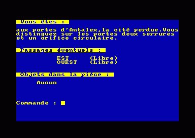 Antalex - La Cité Perdue — ss (EU)