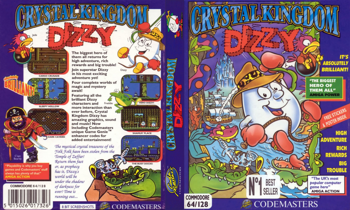 Crystal Kingdom Dizzy — box-texture (EU)