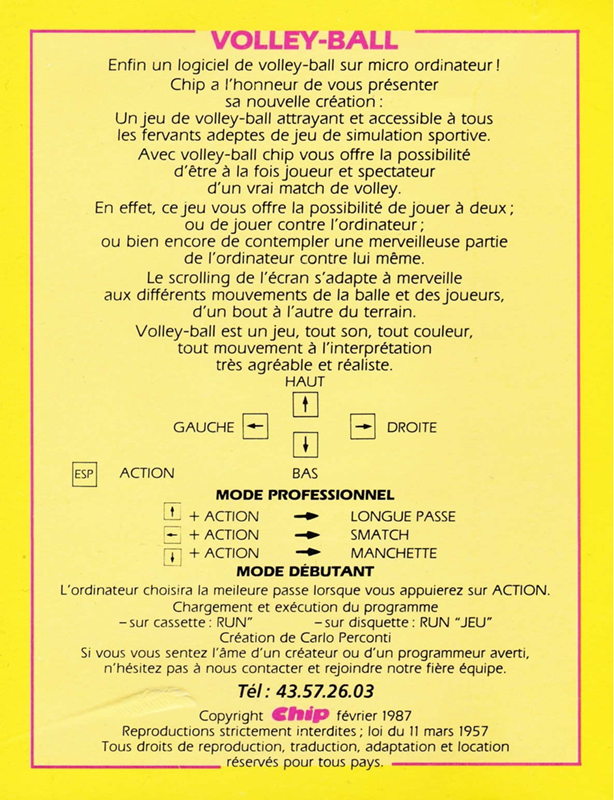 Volley Ball — box-2D-back (FR)