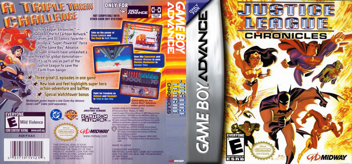 Justice League - Chronicles — box-texture (US)
