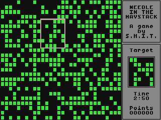 Needle In The Haystack — ss (WOR)