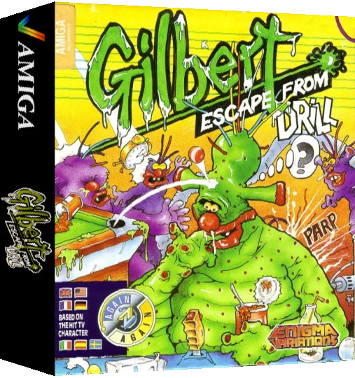 Gilbert - Escape from Drill — box-3D (EU)