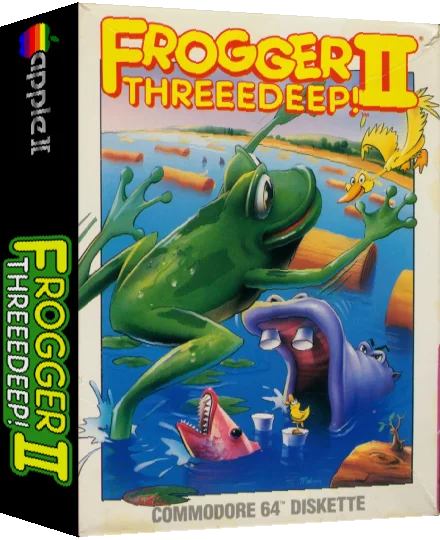 Frogger II - Three Deep — box-3D (US)
