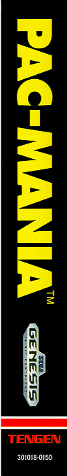 Pac-mania — box-2D-side (US)
