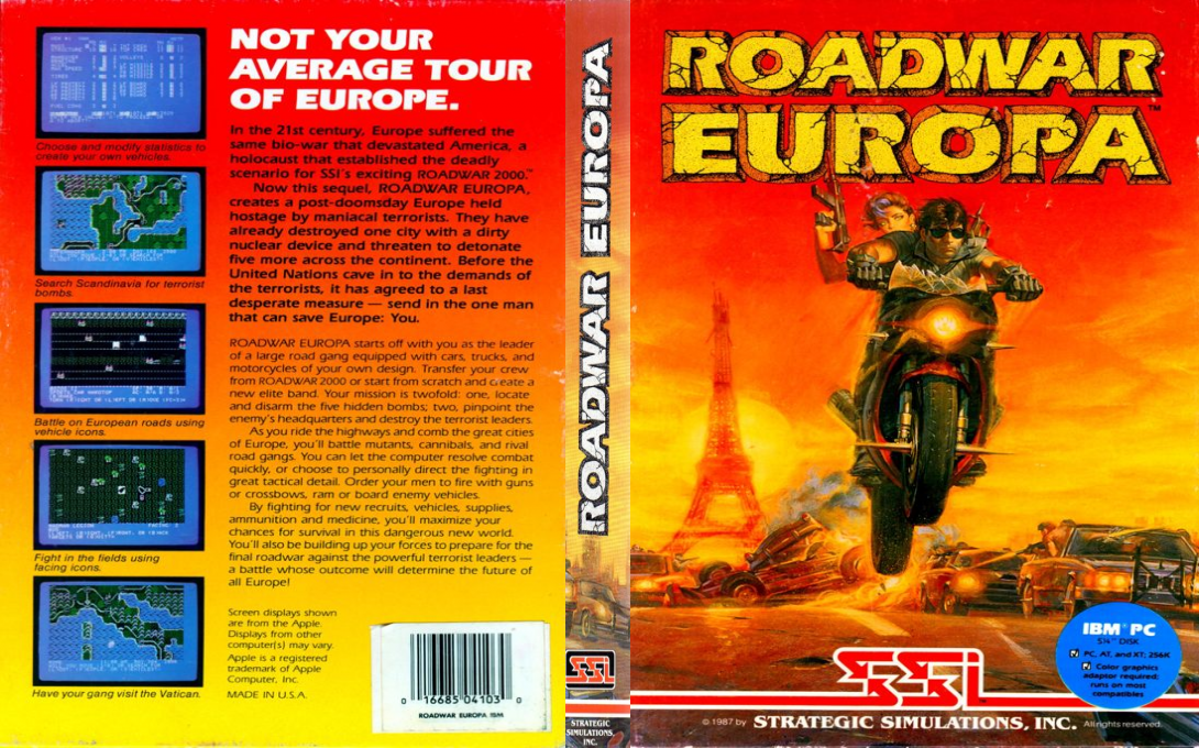 Roadwar Europa — box-texture (US)