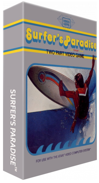 Surfer's Paradise - But Danger Below! — box-3D (EU)