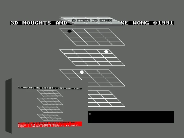 3D Noughts And Crosses — mixrbv2 (WOR)