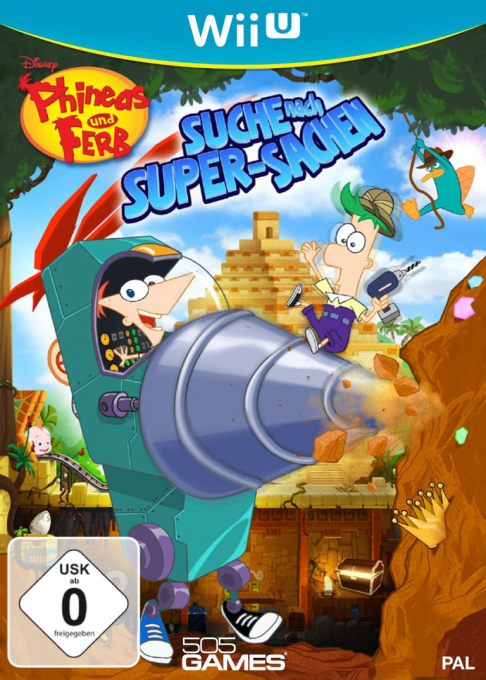 Disney Phineas and Ferb - Quest for Cool Stuff — box-2D (DE)