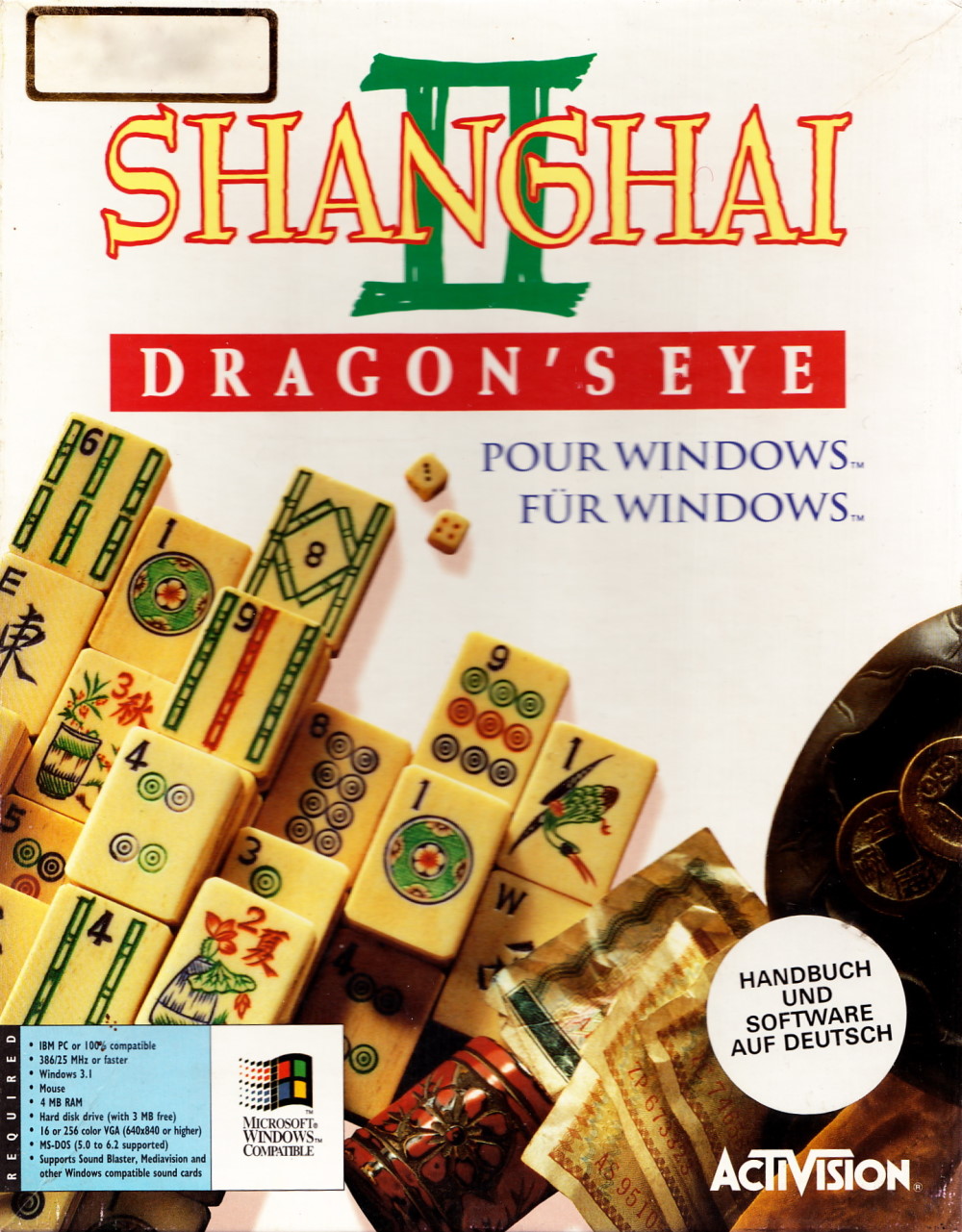 Shanghai II: Dragon's Eye box art