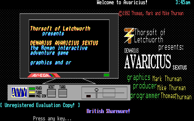 Denarius Avaricius Sextus box art