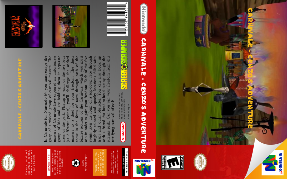 Carnivale - Cenzo's Adventure — box-texture (SS)