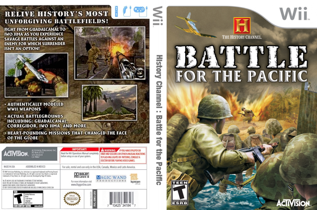 History Channel, The - Battle for the Pacific — box-texture (US)