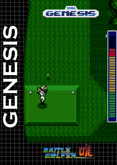 Battle Golfer Yui — box-2D (SS)