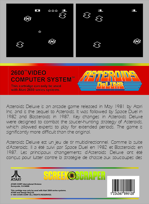 Asteroids Deluxe — box-2D-back (SS)