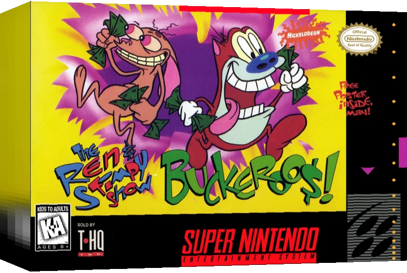 Ren & Stimpy Show, The - Buckeroo$! — box-3D (US)