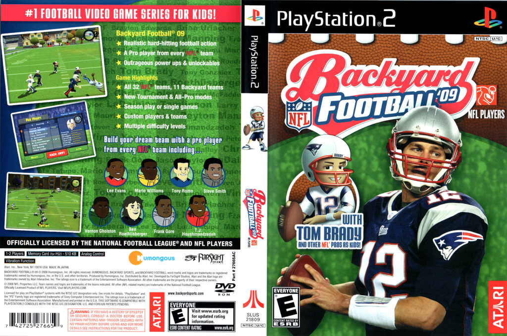 Backyard Football '09 — box-texture (US)