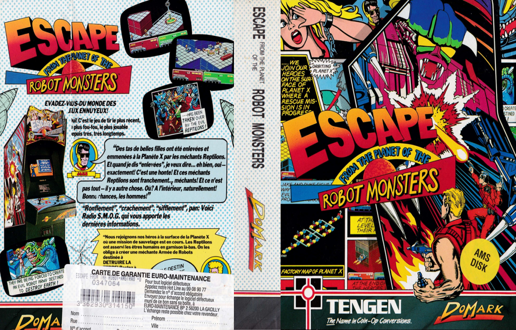Escape From The Planet Of The Robot Monsters — box-texture (FR)