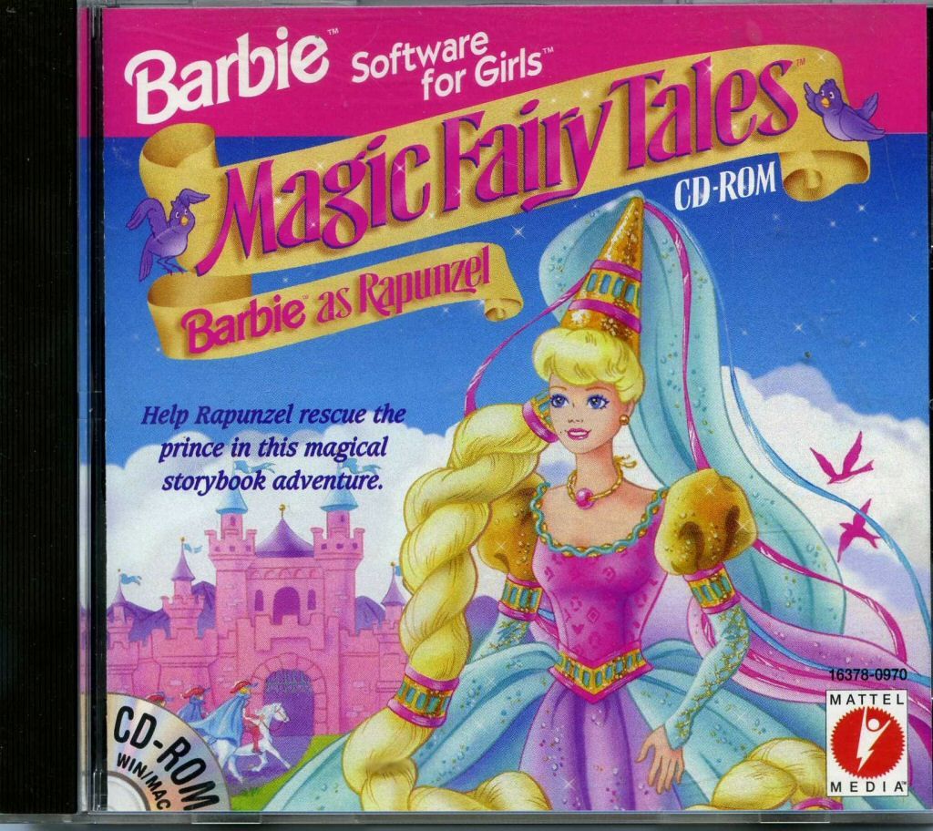 Magic Fairy Tales: Barbie As Rapunzel box art
