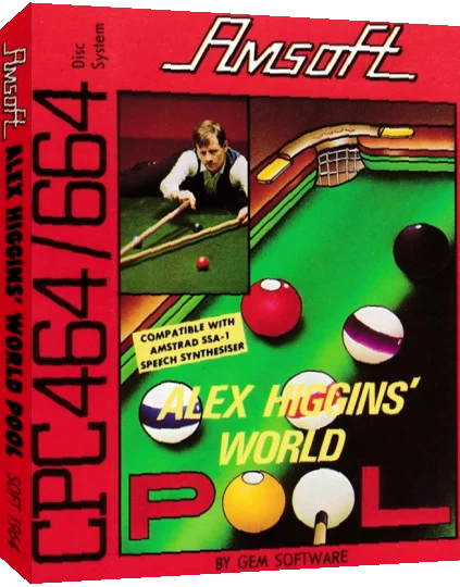 Alex Higgins World Pool — box-3D (EU)