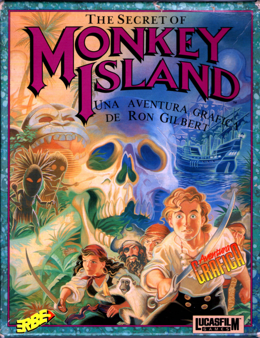 Secret Of Monkey Island, The — box-2D (SP)