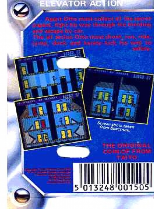 Elevator Action — box-2D-back (EU)