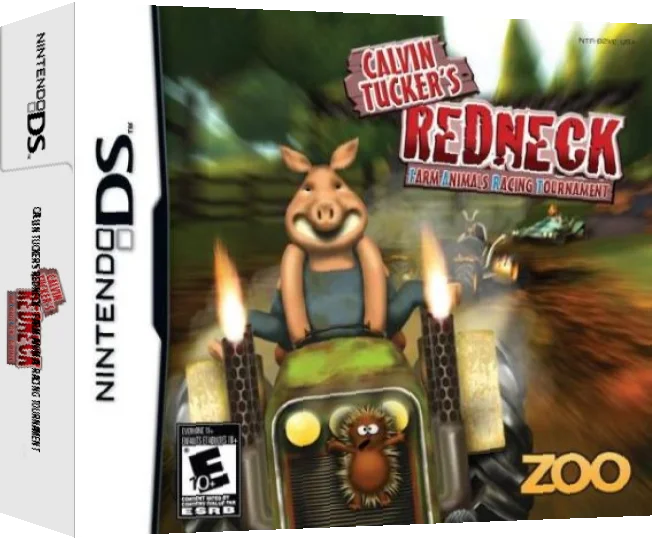 Calvin Tucker's Redneck - Farm Animal Racing Tournament — box-3D (US)