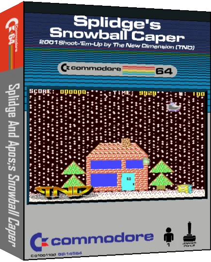 Splidge's Snowball Caper — box-3D (CUS)