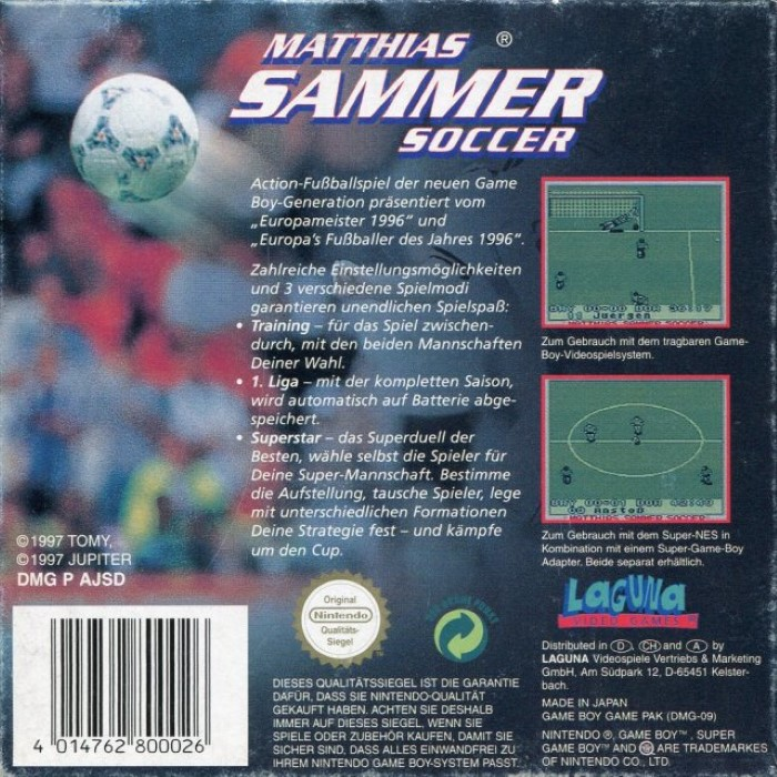 Matthias Sammer Soccer — box-2D-back (DE)