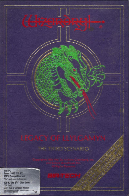 Wizardry - Legacy of Llylgamyn - The Third Scenario box art
