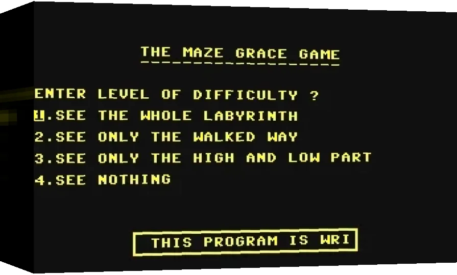 The Maze Graze Game — box-3D (WOR)