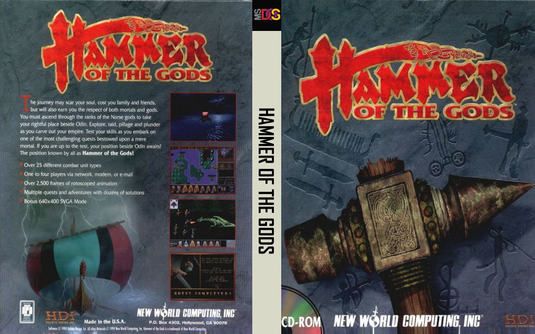 Hammer Of The Gods — box-texture (US)