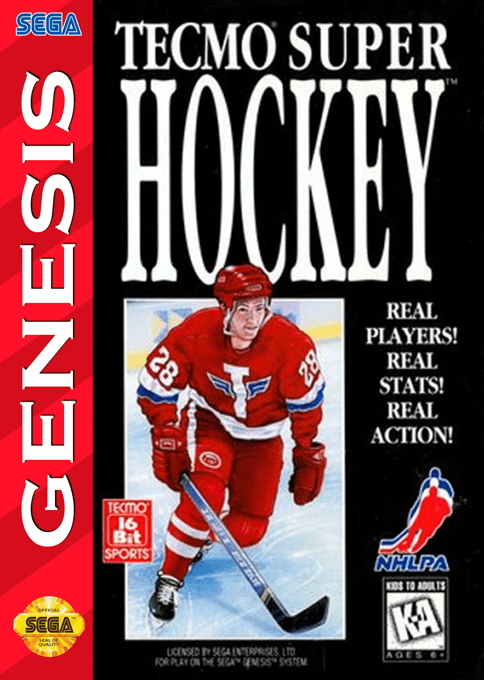 Tecmo Super Hockey box art