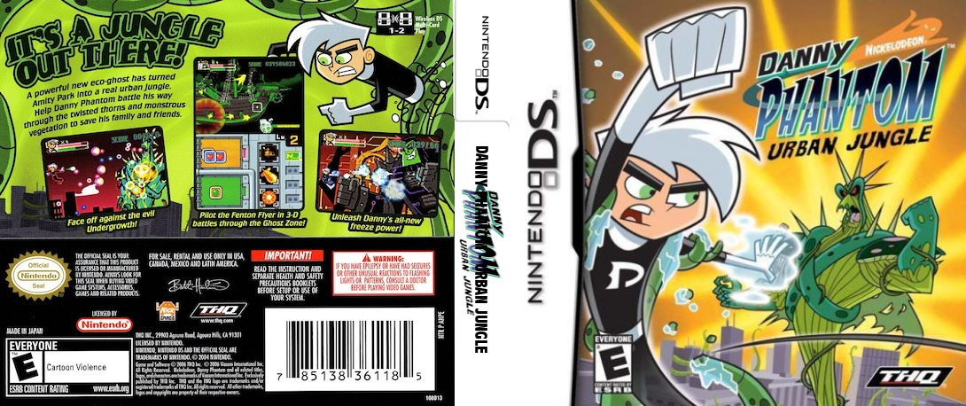 Danny Phantom - Urban Jungle — box-texture (US)