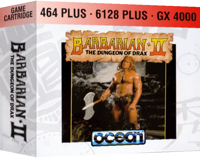 Barbarian 2 - The Dungeon Of Drax — box-3D (EU)